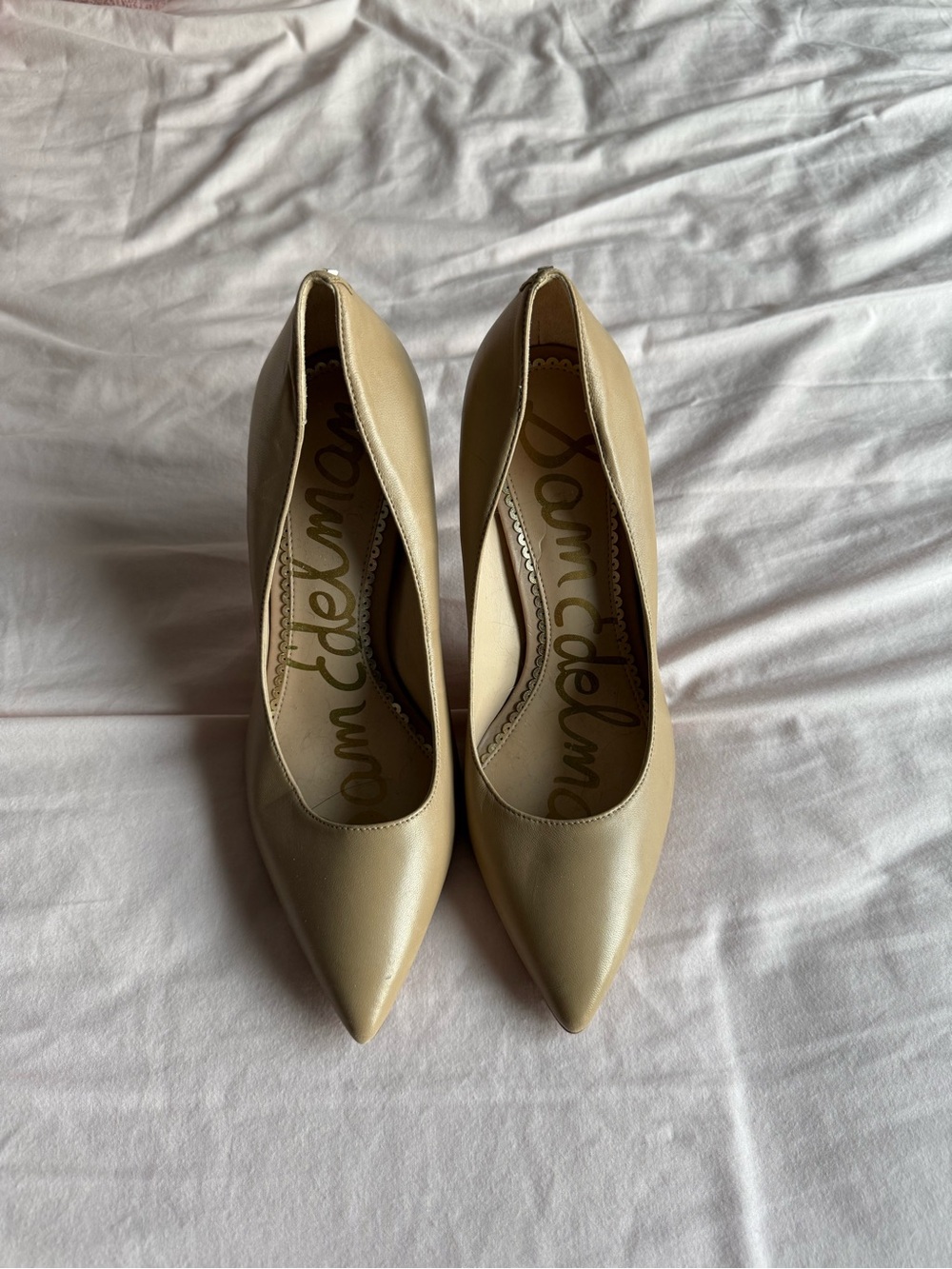sam edelman Women’s Nude High Heel Pumps - Classic Stiletto